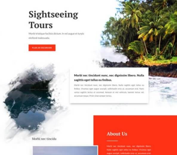 Pagina web para turismo